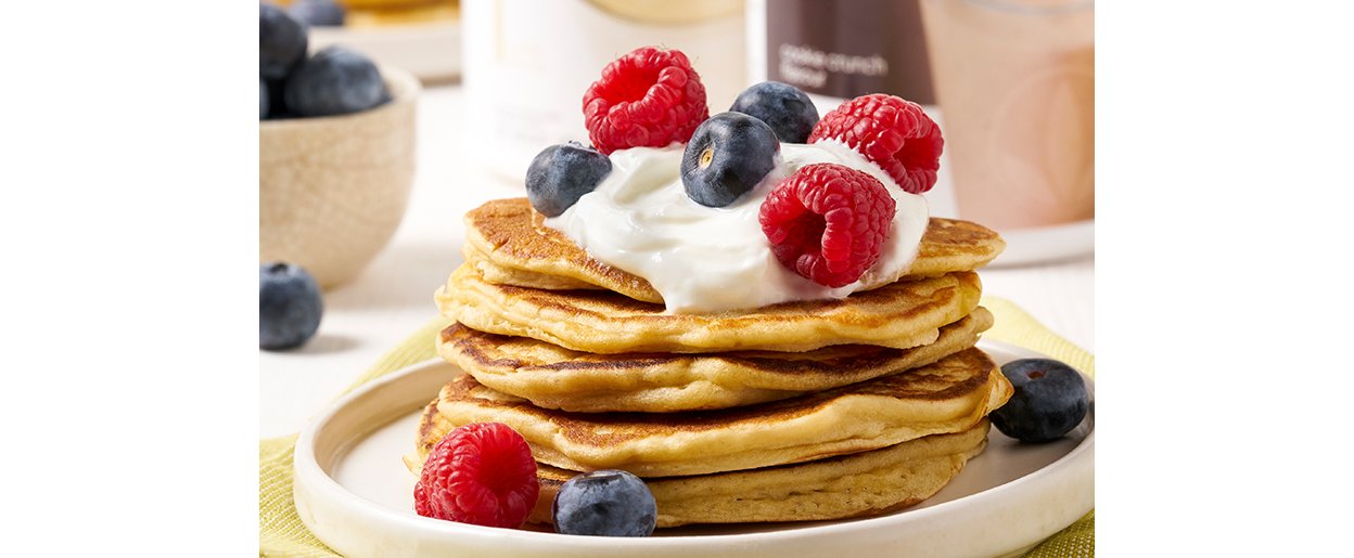 Tortitas ricas en proteínas de galleta crujiente y cacahuete